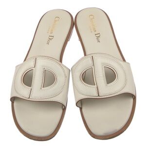 Dior Women's Beige Slide Sandals